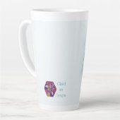 Latte Mug with Hedgehog Playing Clarinet カフェラテマグ (左アングル)