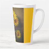 Latte Mug (Yellow Daisies) カフェラテマグ (右)