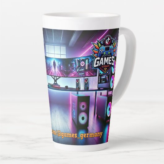 Latte Tasse カフェラテマグ (右アングル)