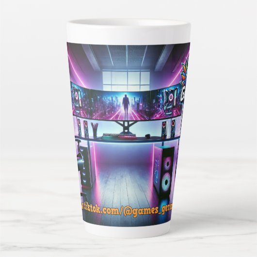 Latte Tasse カフェラテマグ (正面)