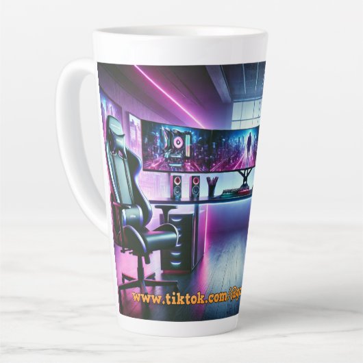 Latte Tasse カフェラテマグ (左アングル)