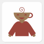 Latty Sticker スクエアシール (正面)