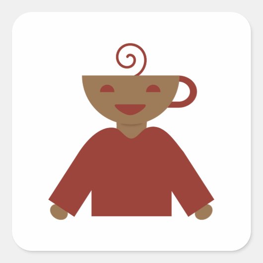 Latty Sticker スクエアシール (正面)