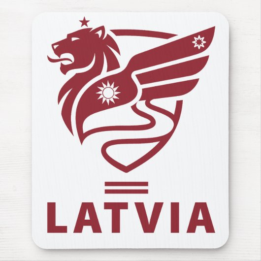 Latvia Baltic State Northern Europe マウスパッド (正面)