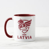 Latvia Baltic State Northern Europe マグカップ (左)