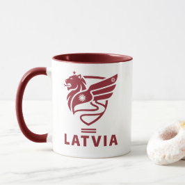 Latvia Baltic State Northern Europe マグカップ