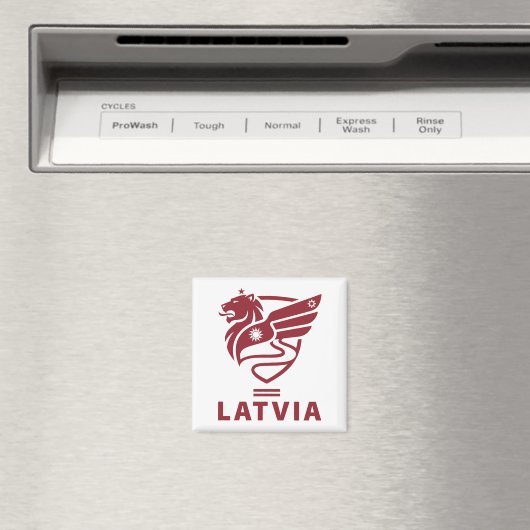 Latvia Baltic State Northern Europe マグネット (インサイチュ (食洗機))