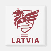 Latvia Baltic State Northern Europe マグネット (正面)