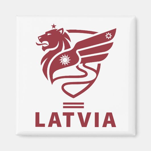 Latvia Baltic State Northern Europe マグネット (正面)