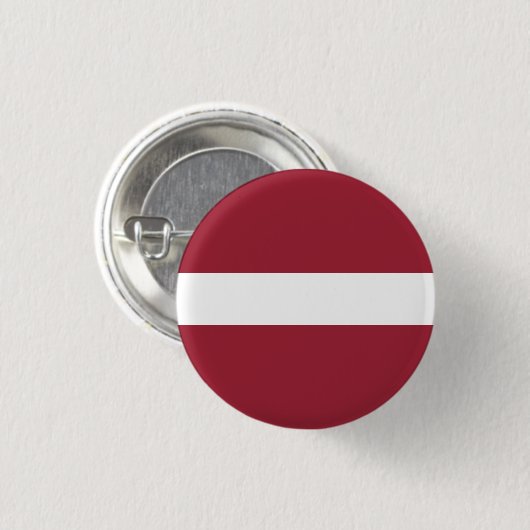 Latvia Flag Pin Button 缶バッジ (正面&裏面)