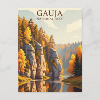 Latvia Gauja National Park Travel ポストカード