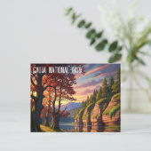 Latvia Gauja National Park Travel ポストカード (スタンド正面)