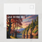 Latvia Gauja National Park Travel ポストカード (正面/裏面)