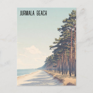 Latvia Jūrmala Beach Travel ポストカード