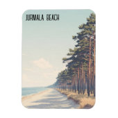 Latvia Jūrmala Beach Travel マグネット (縦)