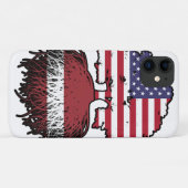 Latvia Latvian American USA United States America Case-Mate iPhoneケース (裏面(横))