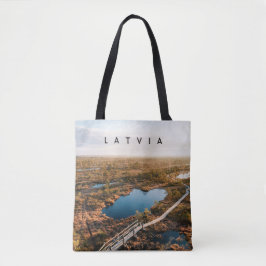 Latvia nature walk, travel souvenir トートバッグ