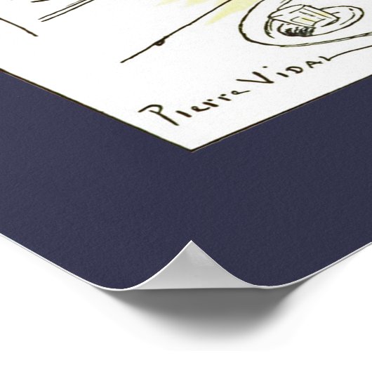 L'Auberge des Adrets ~P.バイダル~*マットの色を変更 ポスター (角)