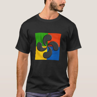 laubur, croix basque tシャツ