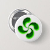 lauburu baskisches Kreuz basque cross 缶バッジ (正面&裏面)