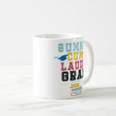 Laudeの卒業生の大学コーヒー・マグ付きの誇りを持ったな総合的研究論文 コーヒーマグカップ (正面右)