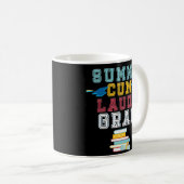 Laudeの大学卒業のコーヒー付きの総合的研究論文 コーヒーマグカップ (正面右)