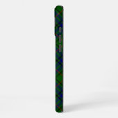 Lauder tartan blue green plaid iPhoneケース (左側面)