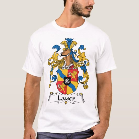 Lauerの家紋 Tシャツ (正面)