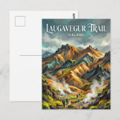 Laugavegur Trail Iceland ポストカード (正面/裏面)