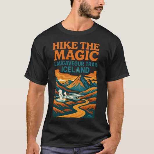 Laugavegurrail Hike the Magic family Tシャツ (正面)