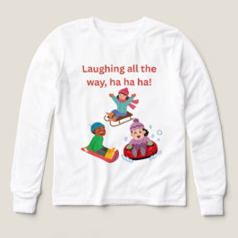 Laugh and play in the snow