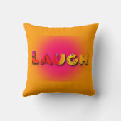 Laugh Logo Square クッション (裏面)