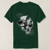 laugh now cry later classic tシャツ (デザイン正面)