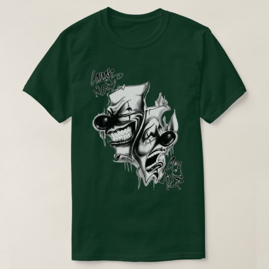 laugh now cry later classic tシャツ (デザイン正面)