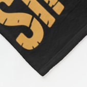 Laughing At Every Climb Mountain Biking Dad  フリースブランケット (角)