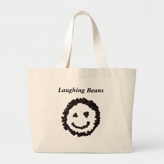 Laughing Beans　トートバッグ ラージトートバッグ (正面)