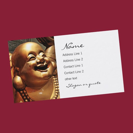 Laughing Buddha Business Card 名刺