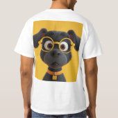 laughing dog tシャツ (裏面)
