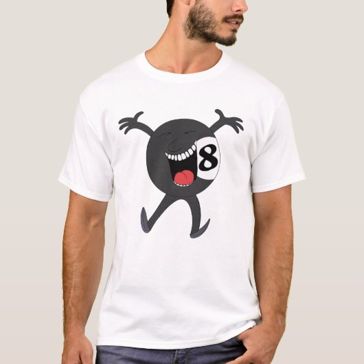 Laughing Eightball Mascot Tシャツ (正面)