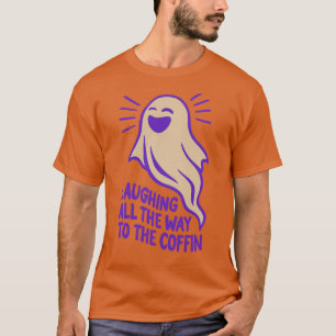 Laughing Ghost   面白いハロウィン Tシャツ