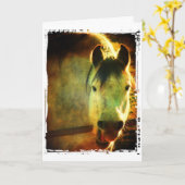 Laughing Horse, バースデー カード (黄色い花)