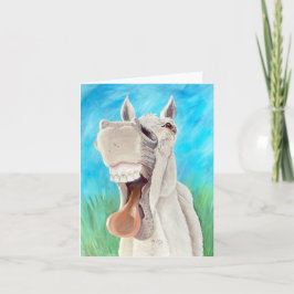 Laughing Horse Folded Card サンキューカード