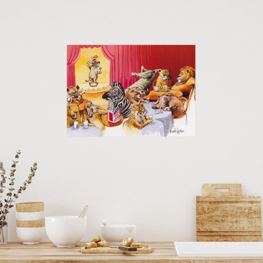 Laughing hyena ポスター (キッチン)