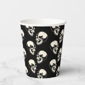 Laughing Skulls Pattern Halloween Paper cup 紙コップ (裏面)