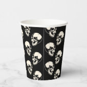 Laughing Skulls Pattern Halloween Paper cup 紙コップ (右)