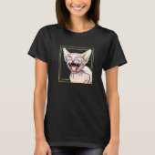 Laughing Sphynx Cat Tシャツ (正面)