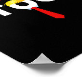 Laughing Stock Anti-trump Halloween Santa Costume  ポスター (角)