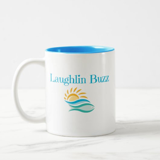 Laughlin Buzz Mug、内側カラーのマッチング ツートーンマグカップ (左)