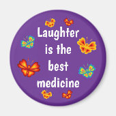 Laughter is the best medicine magnet 251123 マグネット (正面)