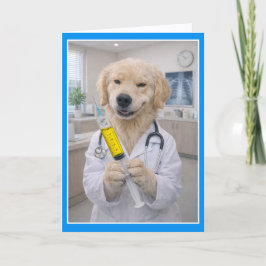 Laughter Medicine Penicillin Get Well Card BNA-2 カード